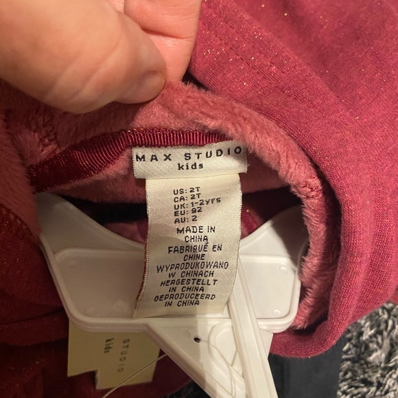 Max studio toddler girl poncho set 2T - Picture 4 of 4